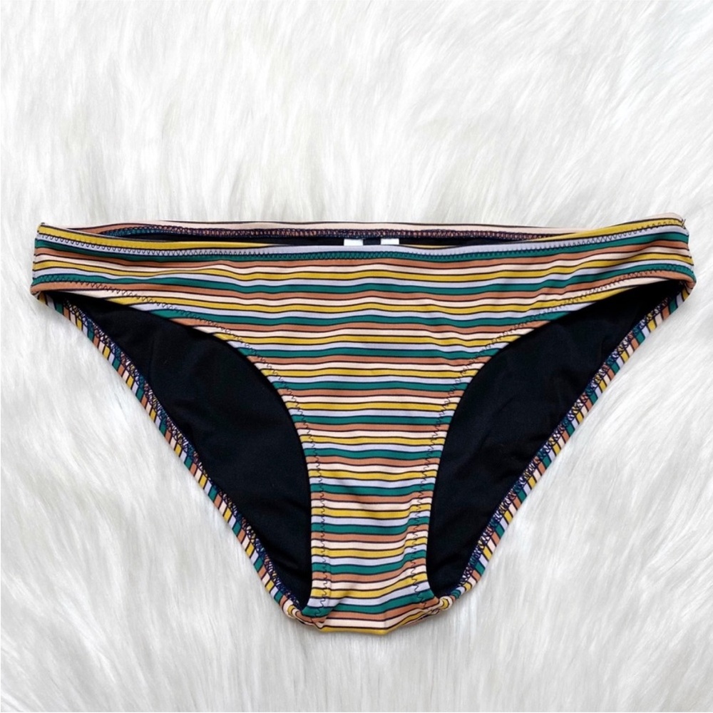 Madewell Multicolor Striped - Second
Wave Bikini Bottom .